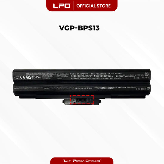 Laptop Battery VGP-BPS13 Compatible with Sony Vaio VGN-AW VGN-CS VGN-FW VGP-BPS13B/Q