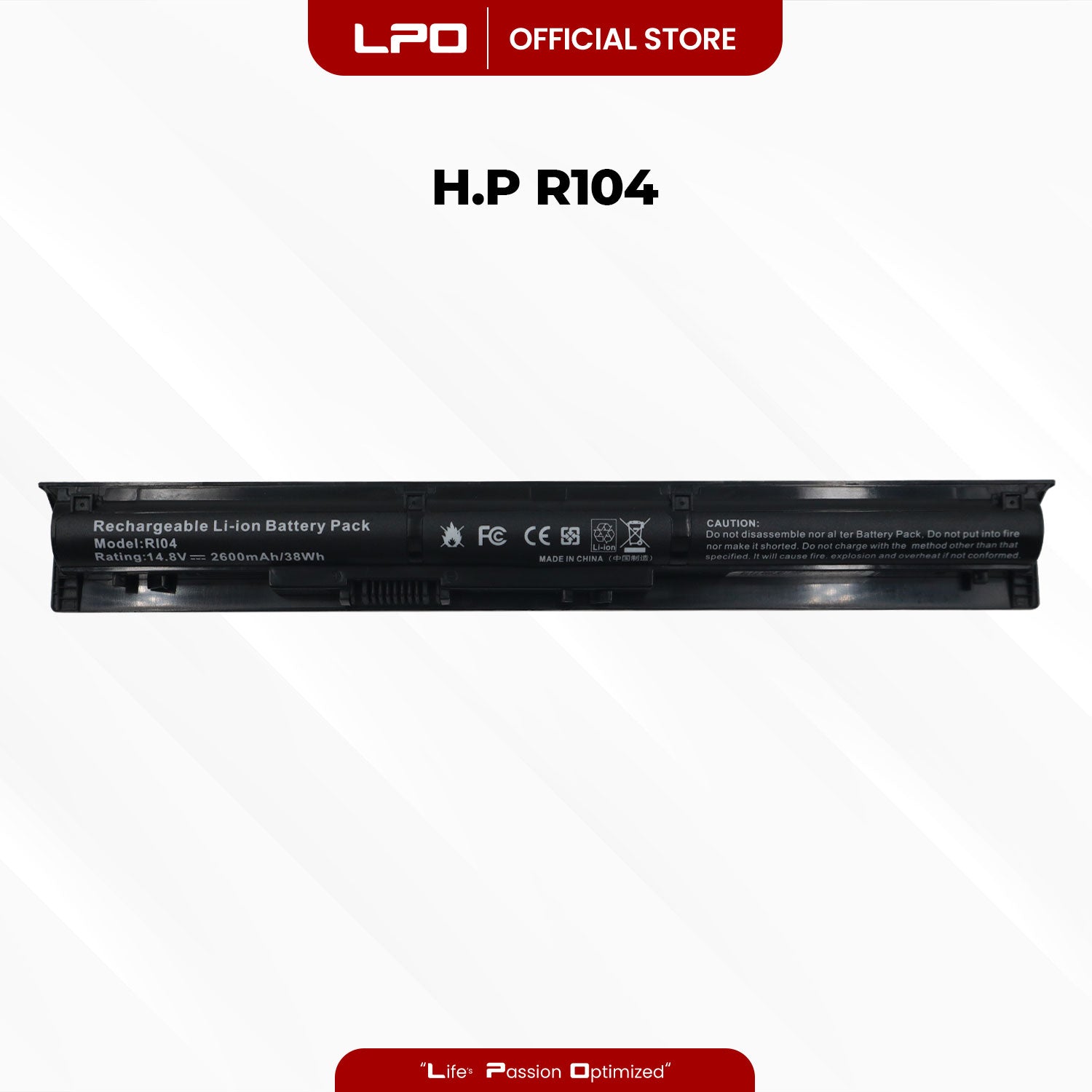 Laptop Battery RI04 Compatible with HP ProBook 450 455 470 G3 Envy 15-Q001TX - LPO Laptop PC-Outlet