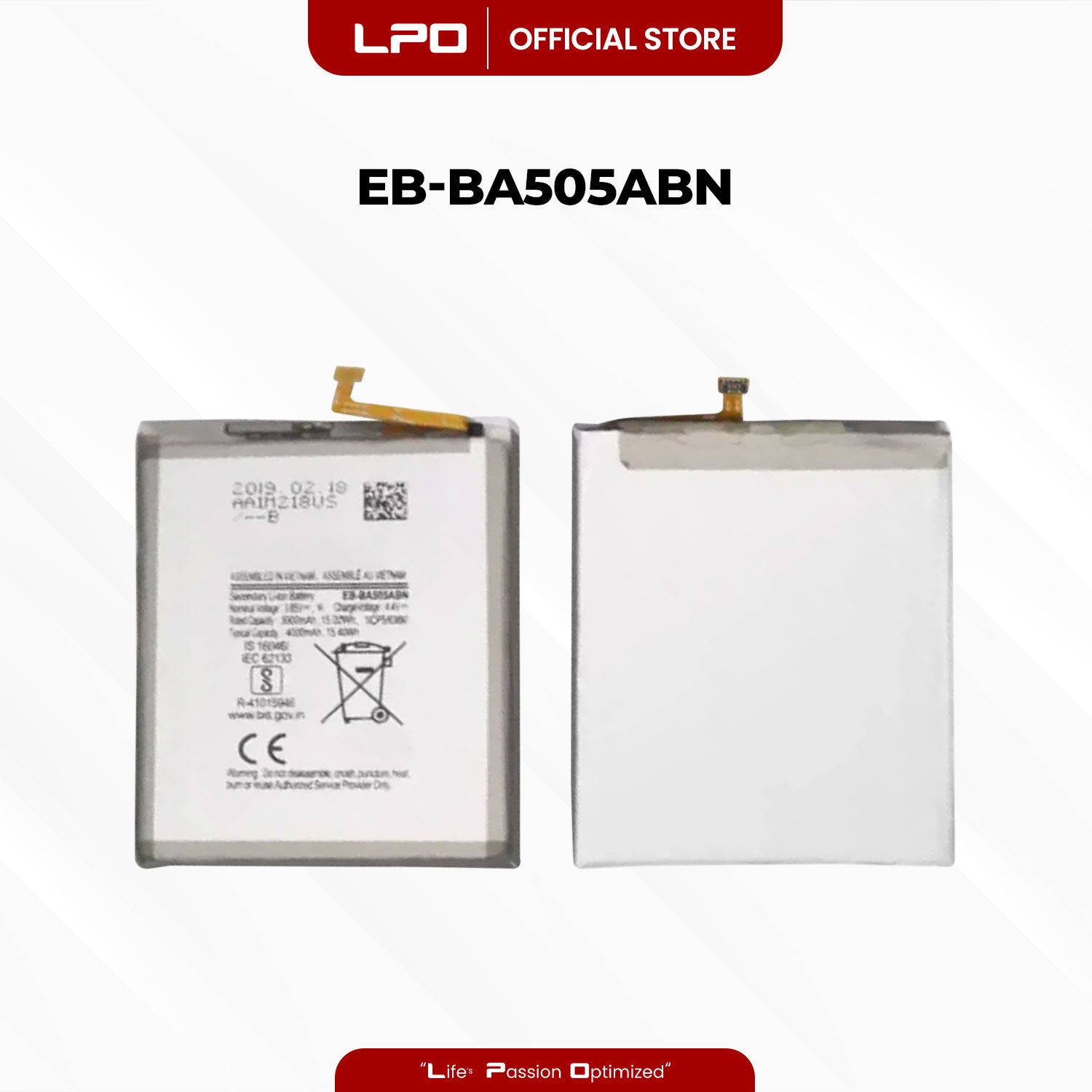 Cellphone Battery Samsung Galaxy A50s 2019 EB-BA505ABN Compatible with SM-A507F, SM-A507FN, SM-A5070