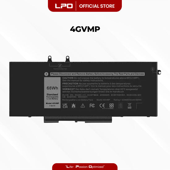 Laptop Battery 4GVMP Compatible with Dell Latitude 5400 5500 Precision 3540 Inspiron