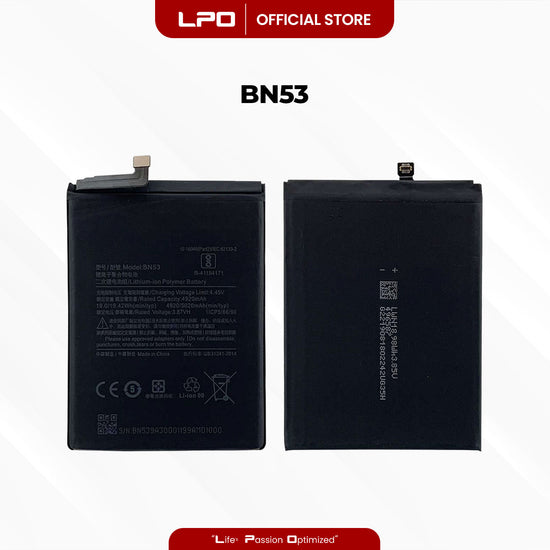 Cellphone Battery Xiaomi Redmi Note 10 Pro 2021 BN53 Compatible with M2101K6G, M2101K6R - LPO Laptop PC-Outlet