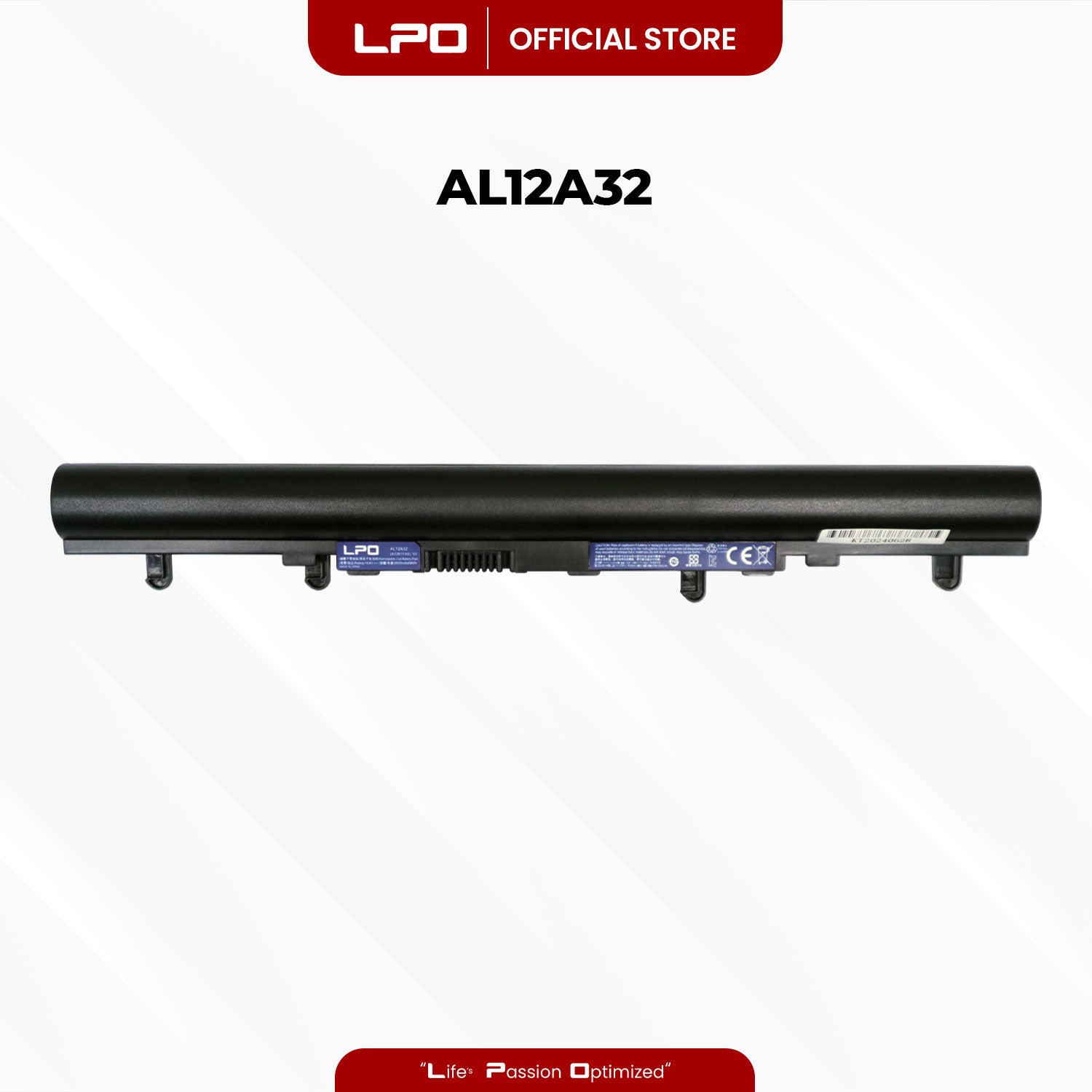 Laptop Battery AL12A32 Compatible with Acer Aspire V5-571P V5-571 V5-571G V5-471 - LPO Laptop PC-Outlet