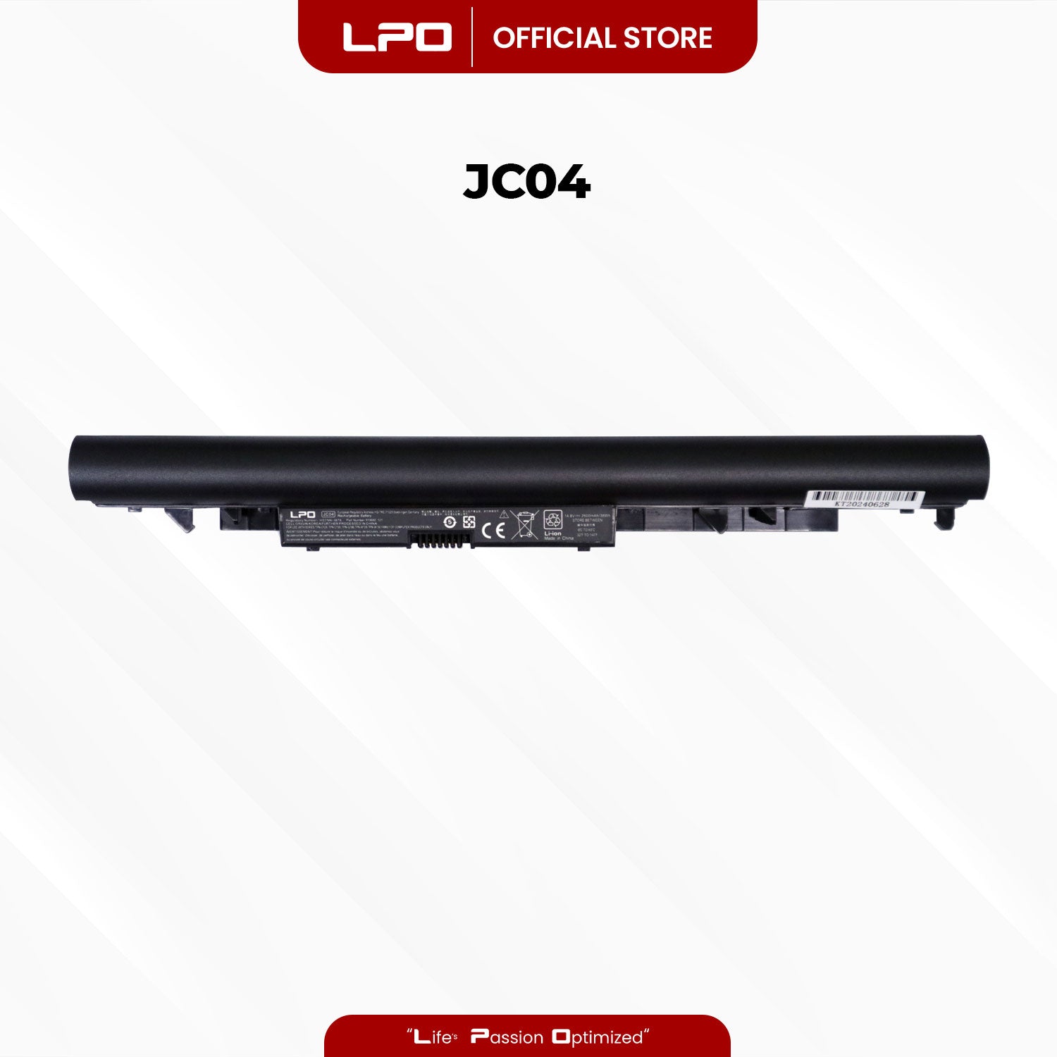 Laptop Battery JC04 Compatible with HP Pavilion 15-BS000 Notebook: 15-bs168cl 15-bs010ds - LPO Laptop PC-Outlet