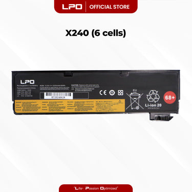 Laptop Battery X240 6 Cells Compatible with Lenovo ThinkPad T440 T440S X240 X240s S440 - LPO Laptop PC-Outlet