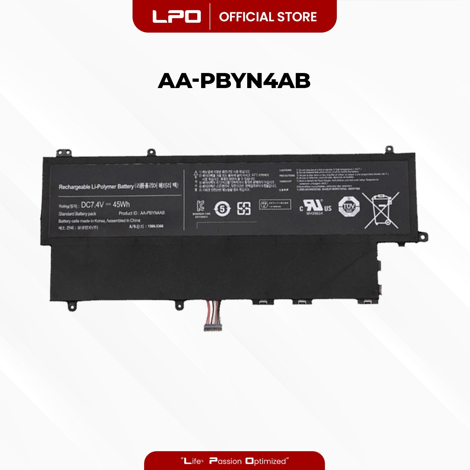 Laptop Battery AA-PBYN4AB Compatible with Samsung 530U3B NP530U3B Ultrabook Series
