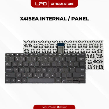 Laptop Keyboard ASUS X415EA Internal / Panel Black US Compatible with Asus Vivobook X415 X415ep