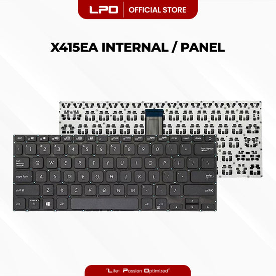 Laptop Keyboard ASUS X415EA Internal / Panel Black US Compatible with Asus Vivobook X415 X415ep