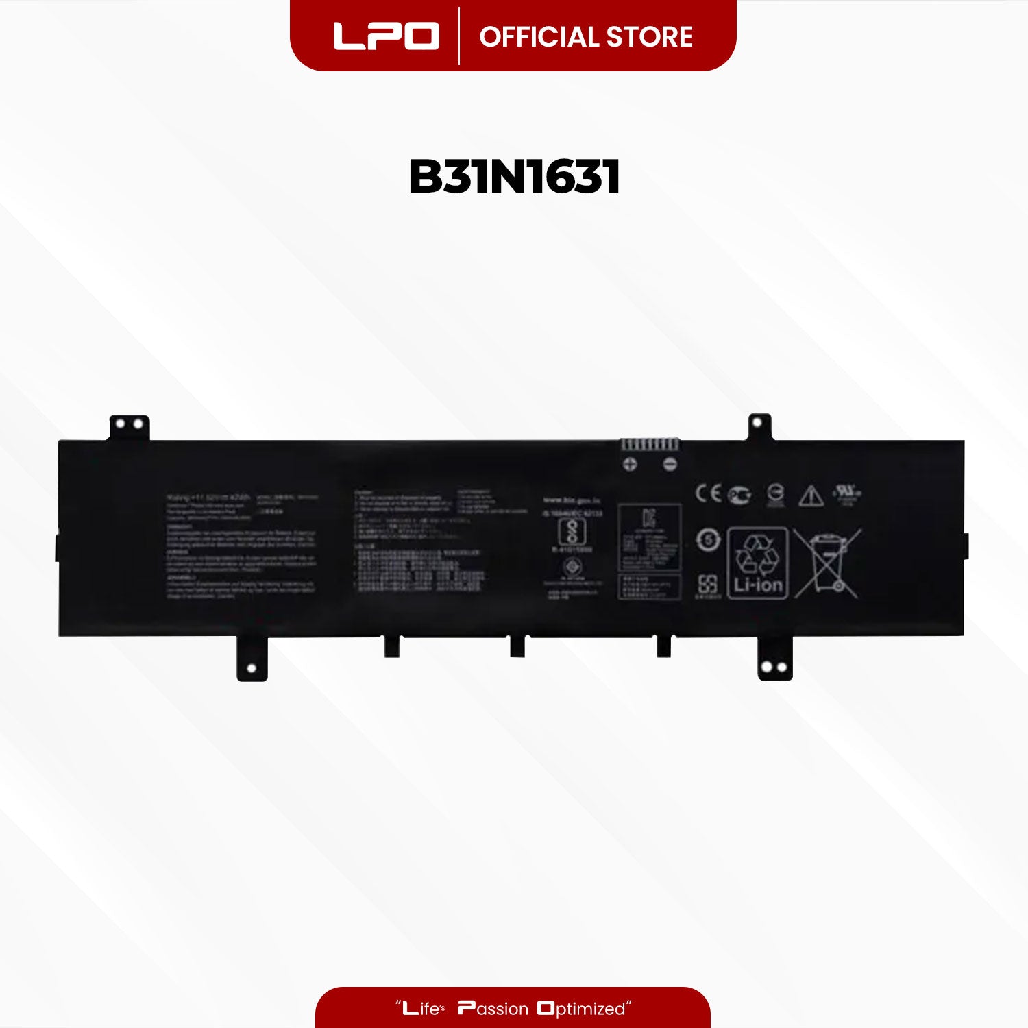 Laptop Battery B31N1631 Compatible with Asus VivoBook 15 X505BA X505BP Series
