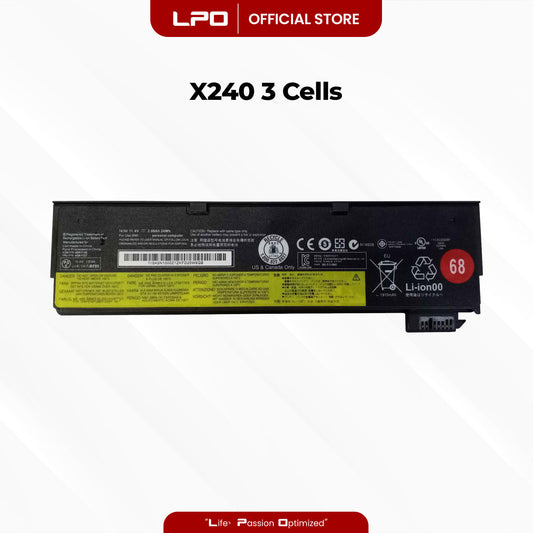 Laptop Battery X240 3 Cells Compatible with Lenovo ThinkPad T440 T440S X240 X240s S440