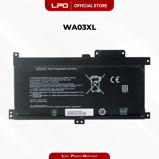 Laptop Battery WA03XL Compatible with HP Pavilion X360 15-BR101NE, X360 15-BR005NH, BR013NG