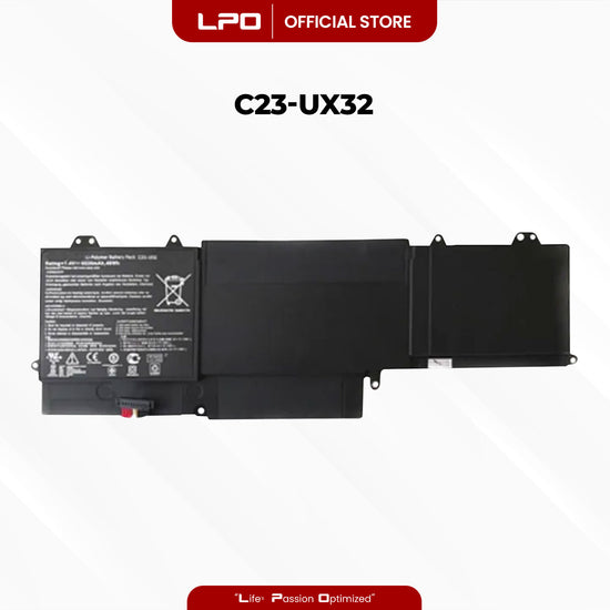 Laptop Battery C23-UX32 Compatible with Asus ZenBook U38DT, UX32A, UX32VD, U38N