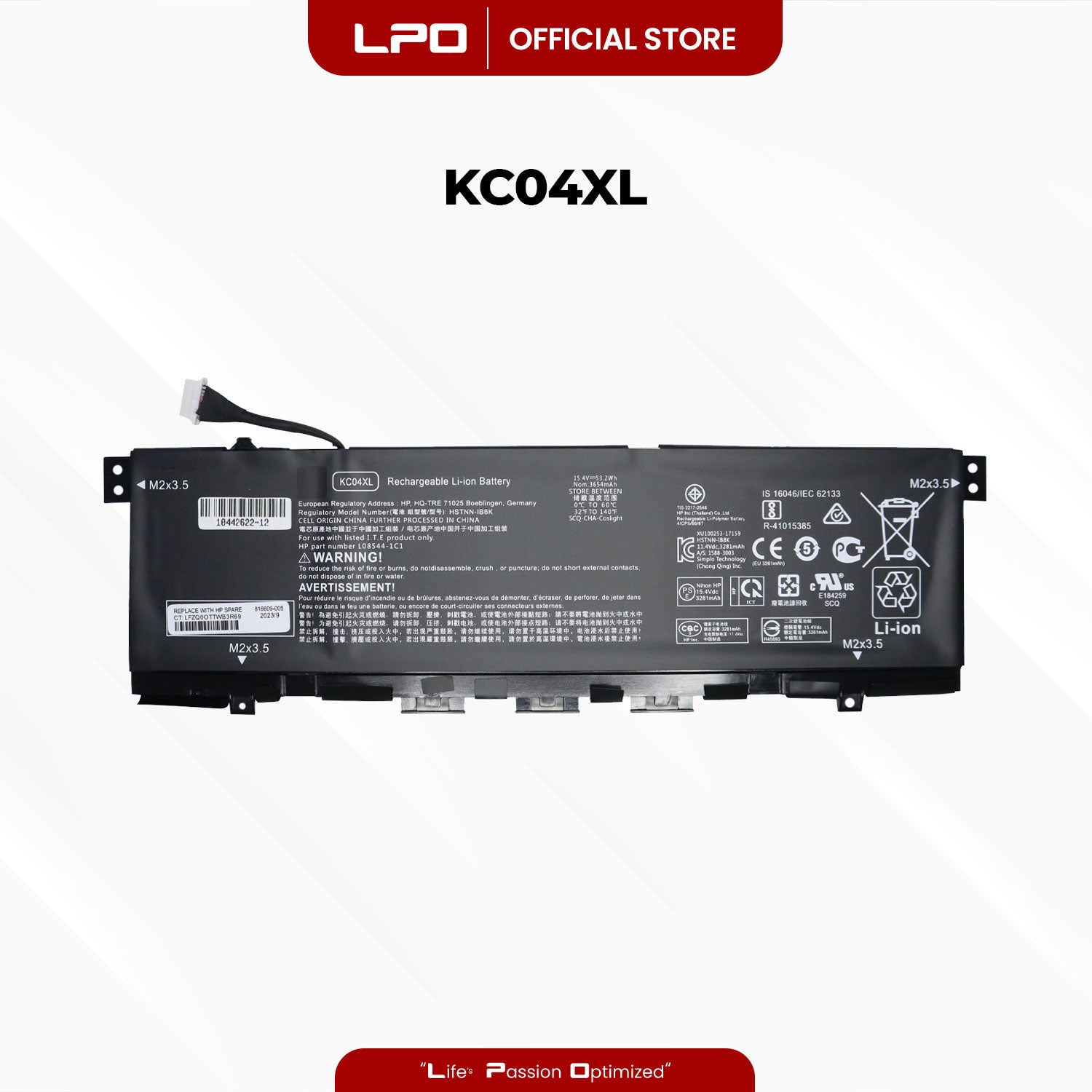Laptop Battery KC04XL Compatible with HP Envy x360 13-AG 13M-AQ 13-AH 13-AR Series