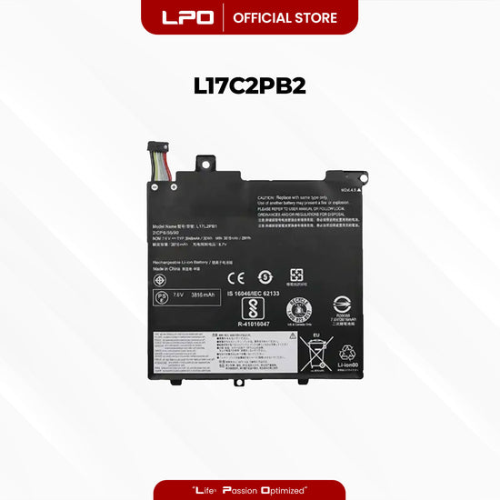 Laptop Battery L17C2PB2 Compatible with Lenovo V330-14IKB Series L17C2PB2, L17C2PB1, L17L2PB1, L17M2PB1, L17M2PB2