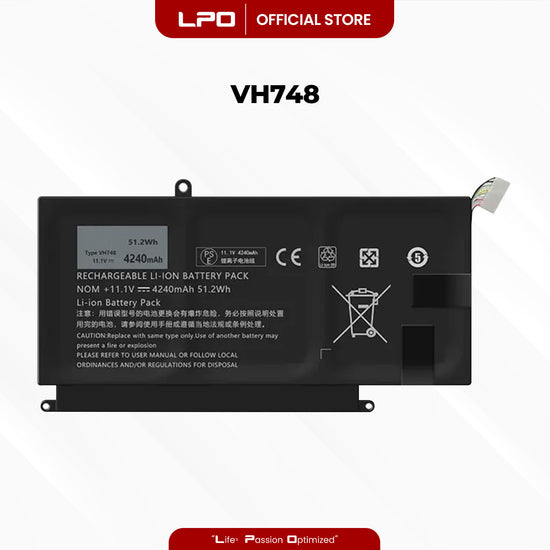 Laptop Battery VH748 Compatible with Dell Vostro 5460 Series, Vostro 5470 Series, Inspiron 14 5439 Series