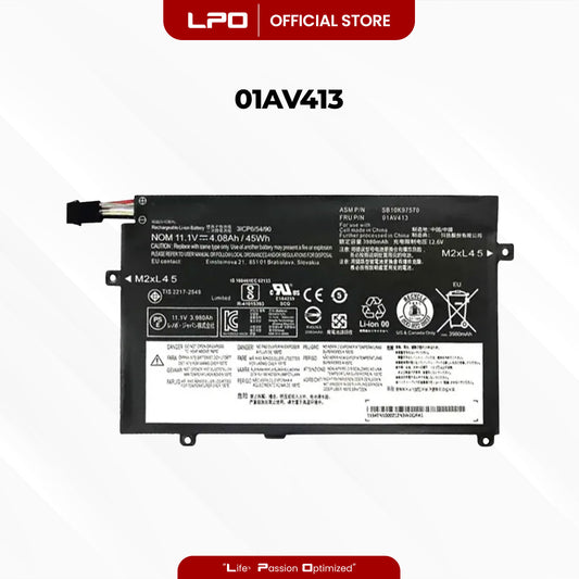 Laptop Battery 01AV413 Compatible with Lenovo ThinkPad E470 E470C E475 Series Notebook