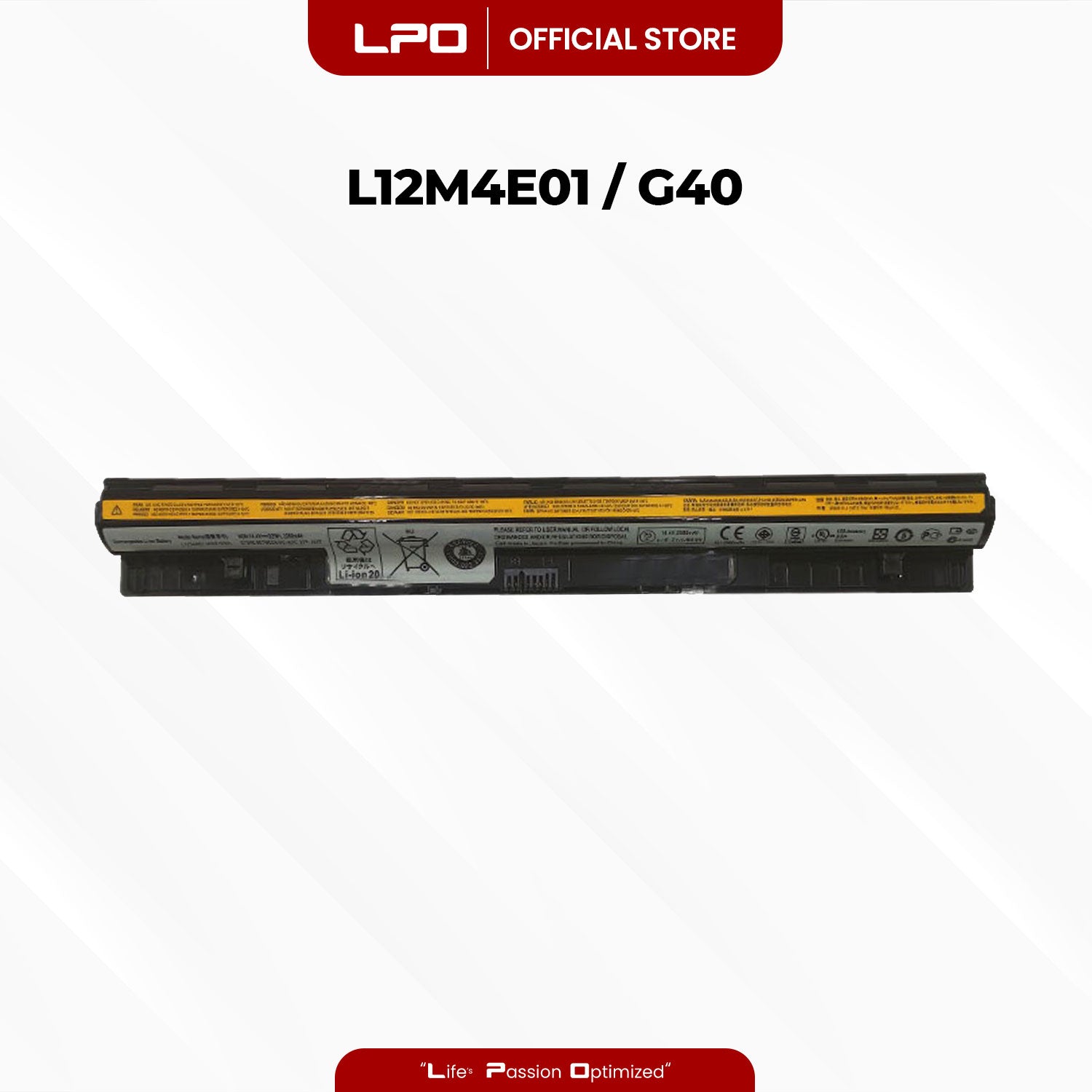 Laptop Battery G40 Lenovo L12S4E01 (41NR19/66),L12L4A02, L12L4E01, L12S4A02, L12M4A02