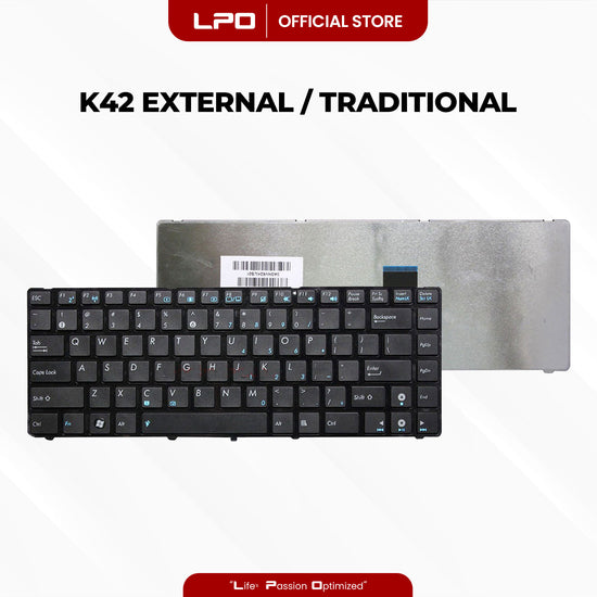 Laptop Keyboard ASUS K42 External / Traditional Black US Compatible with Asus K42 A42 K42D A42J K42F K42J K42IJ
