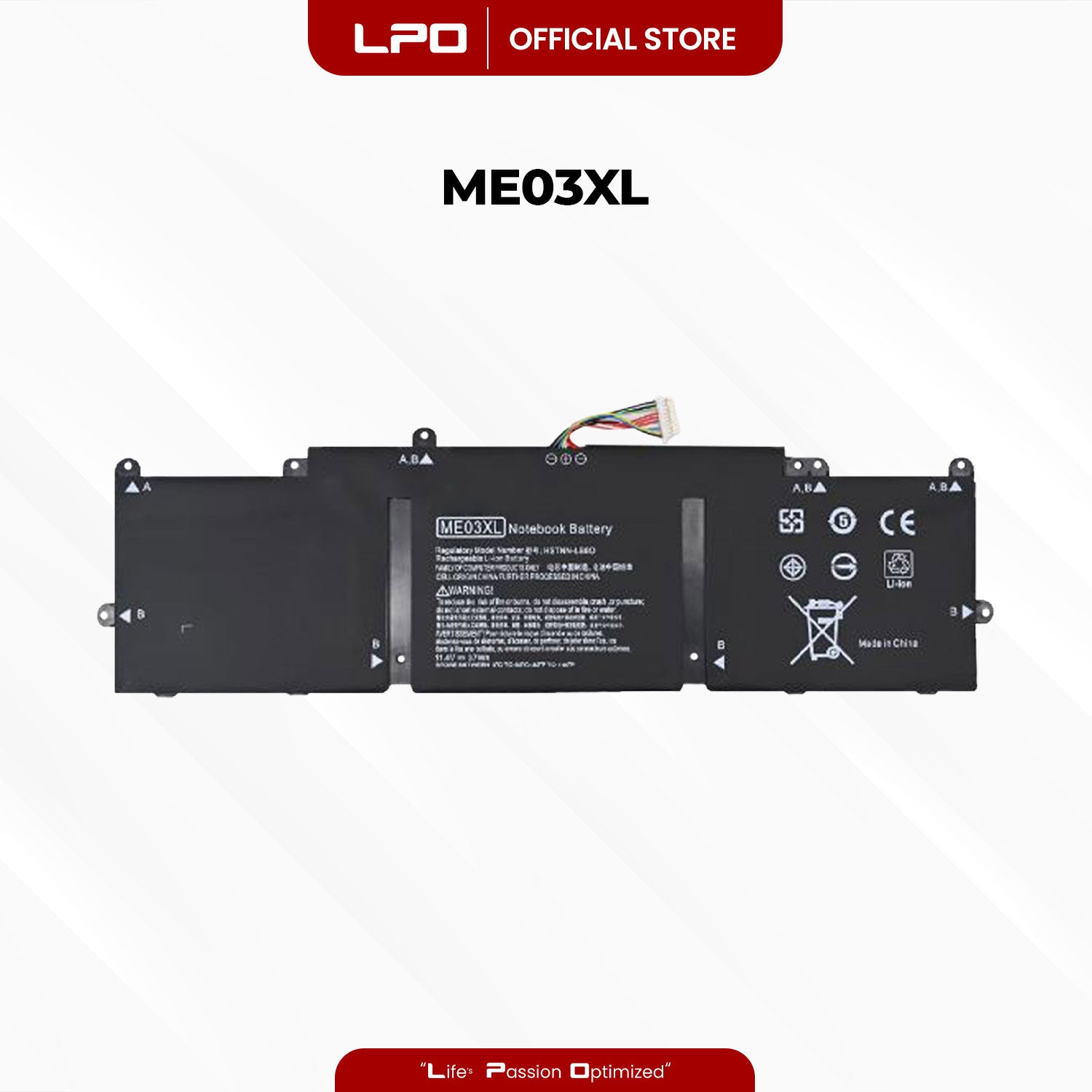 Laptop Battery ME03XL Compatible with HP Stream 11 11-d010nr and Stream 13 13-c010nr
