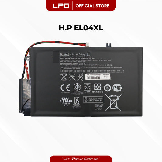 Laptop Battery EL04XL Compatible with HP Envy TouchSmart 4 Series, ENVY 4-1000, ENVY 4-1001TU - LPO Laptop PC-Outlet