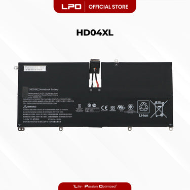 Laptop Battery HD04XL Compatible with HP Envy Spectre XT 13-2000eg 13-2021tu 13-2120tu Series