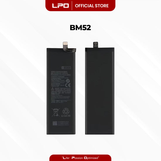 Cellphone Battery Xiaomi Mi Note 10 2019 BM52 Compatible with Mi Note 10 Lite, Mi CC9 Pro, M1910F4G - LPO Laptop PC-Outlet