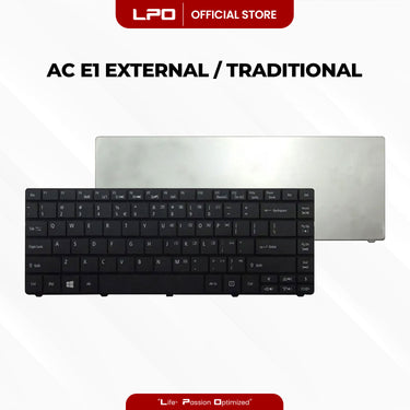 Laptop Keyboard ACER E1 External Type / Traditional Black US Compatible with Acer Aspire E1-431 E1-431-4875