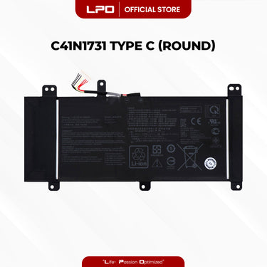 Laptop Battery C41N1731 TYPE C (ROUND) Compatible with ASUS ROG Strix Scar II GL704