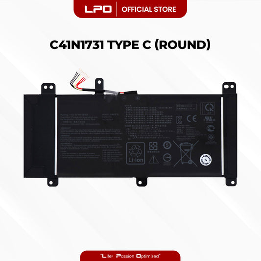 Laptop Battery C41N1731 TYPE C (ROUND) Compatible with ASUS ROG Strix Scar II GL704