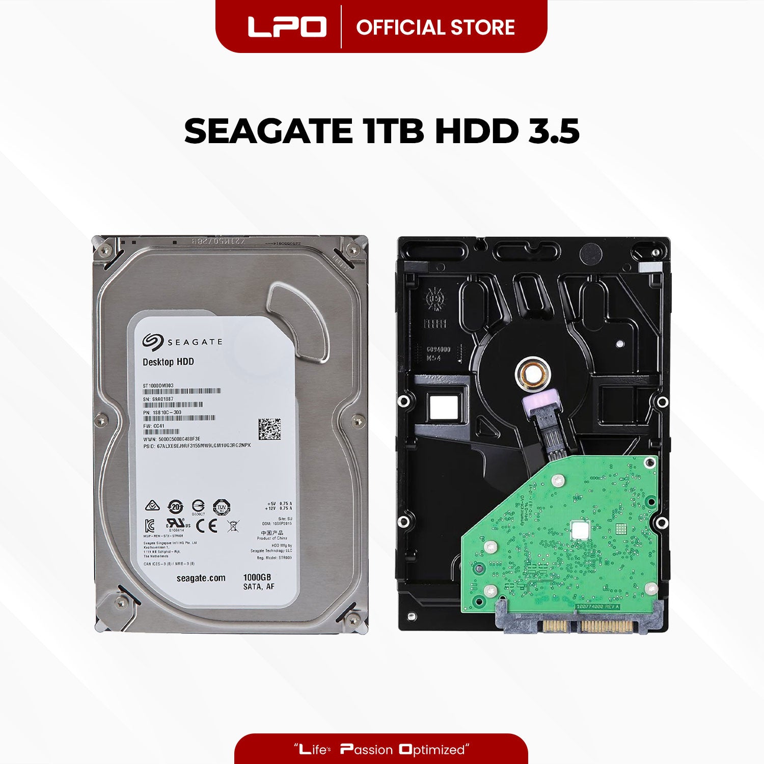 Seagate ST1000DM003 1TB HDD 3.5