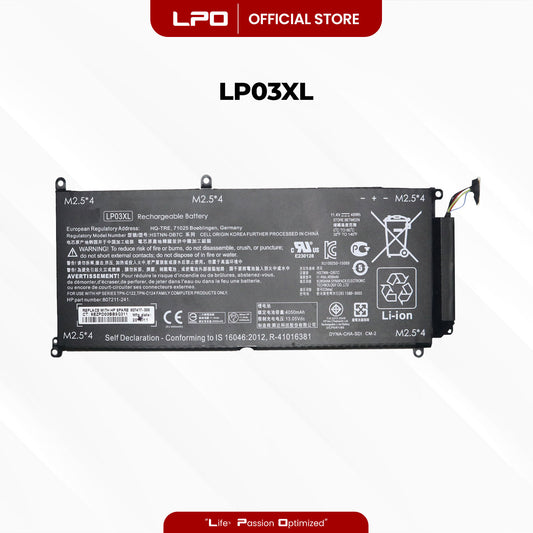 Laptop Battery LP03XL Compatible with HP Envy 15-ae015TX(N1V47PA), Envy 15-ae016TX(N1V48PA) Series