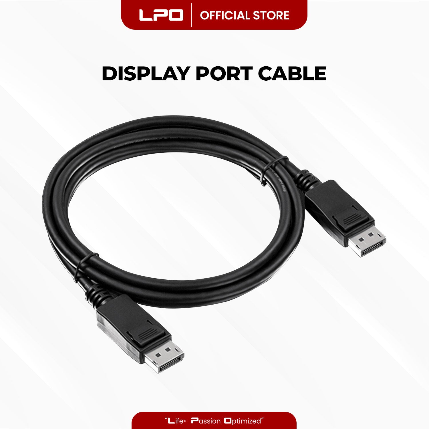 Display Port Cable for PC Laptop Projector Monitor DP to DP Cable