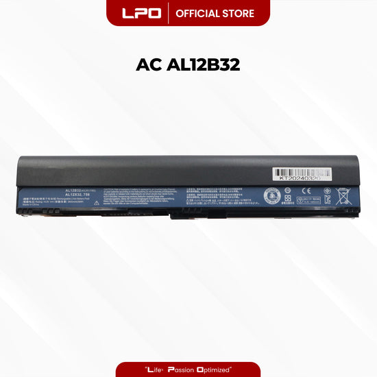Laptop Battery AL12B32 Acer Aspire One 756 725 V5-171 TravelMate B113 B113M B113-M - LPO Laptop PC-Outlet