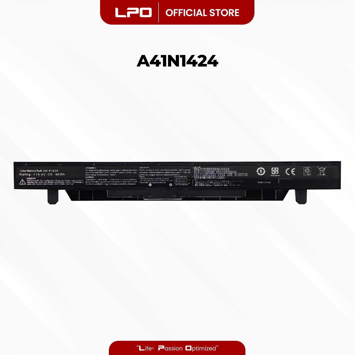 Laptop Battery A41N1424 Compatible with Asus (ROG) GL552V GL552VW GL552VW-DH74