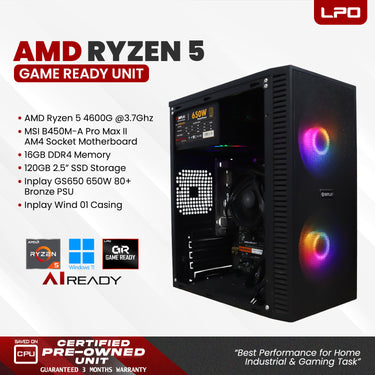 Pre owned AMD Ryzen 5 Game Ready Unit Inplay Wind 01