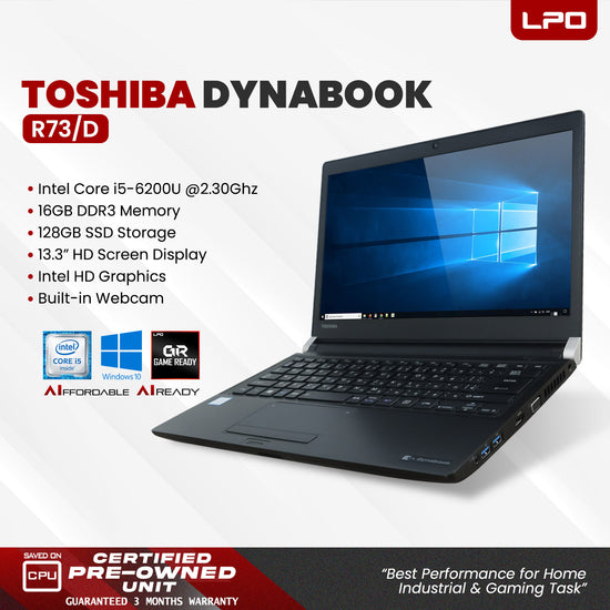 Pre owned Toshiba Dynabook R73/D