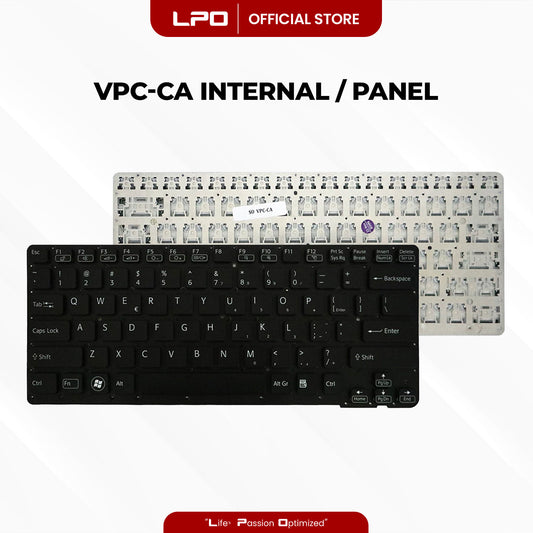 Laptop Keyboard SONY VPC-CA Internal / Panel Black US Compatible with Sony VPCCA1C5E