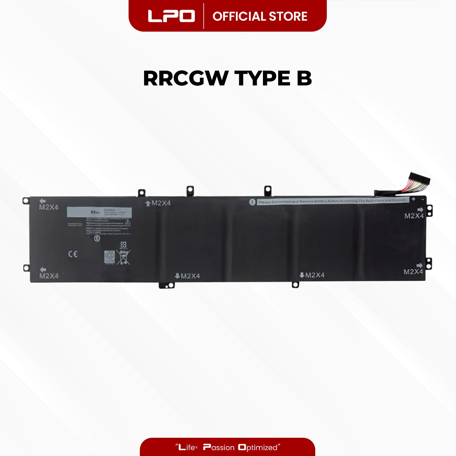 Laptop Battery RRCGW TYPE B Compatible with Dell Precision 5510 XPS 15 9550 Series 1P6KD