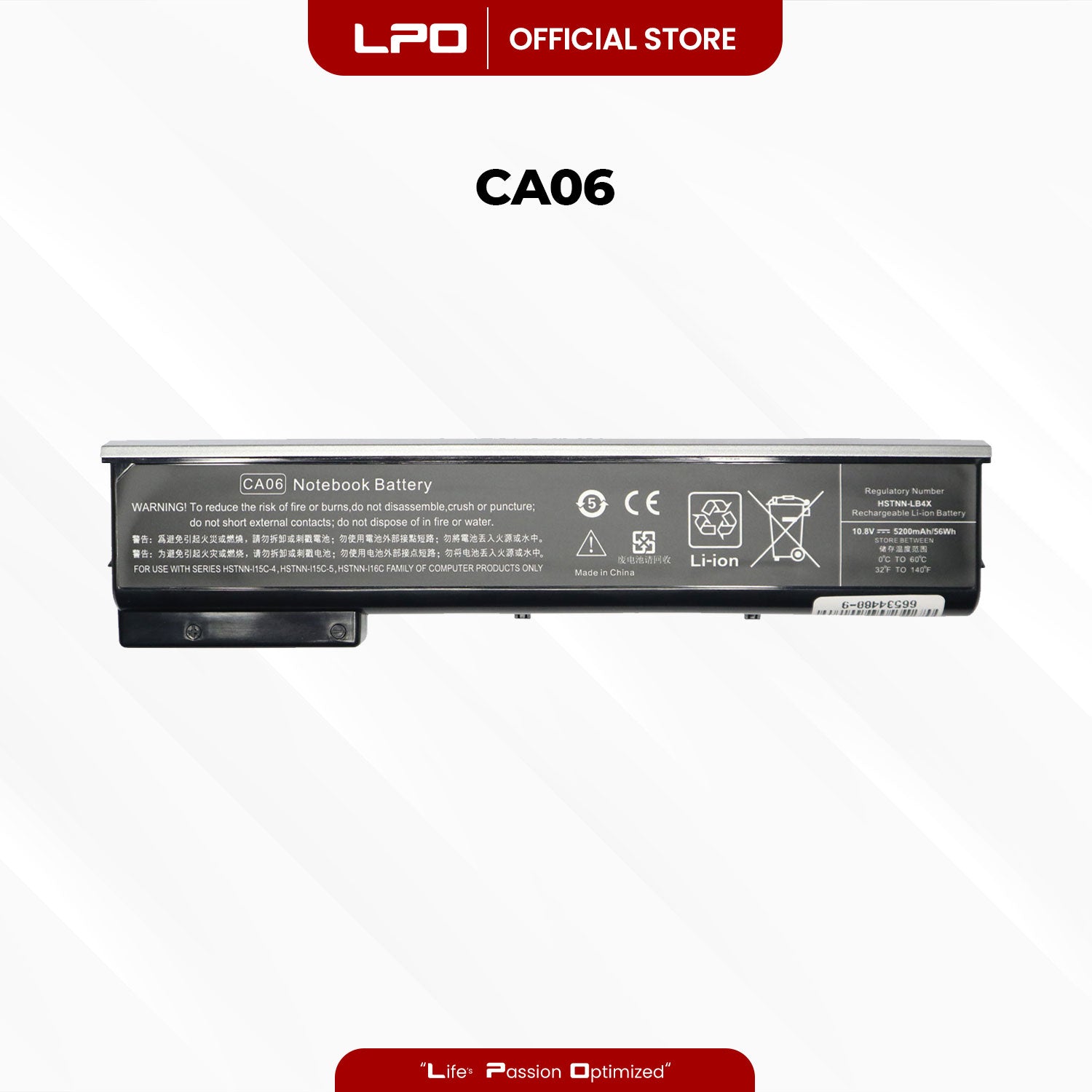 Laptop Battery CA06 Compatible with HP Probook 640, 640 G1, 645, 645 G1, 650, 650 G1, 655, 655 G1