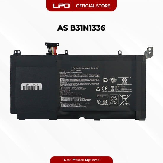 Laptop Battery B31N1336 Compatible with Asus VivoBook S551, R553L, R553LF, R553LN - LPO Laptop PC-Outlet