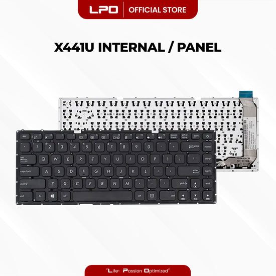 Laptop Keyboard ASUS X441 Internal / Panel Black US Compatible with Asus X441 X441U X441N
