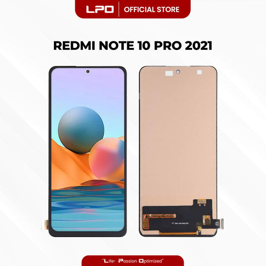 Cellphone LCD Screen 6.67" Xiaomi Redmi Note 10 Pro 2021 Compatible with M2101K6G, M2101K6R