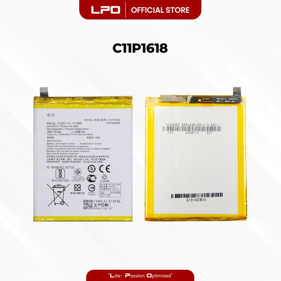 Cellphone Battery Asus Zenfone 4 ZE554KL 2017 C11P1618 Compatible with Z01KD, Z01KDA