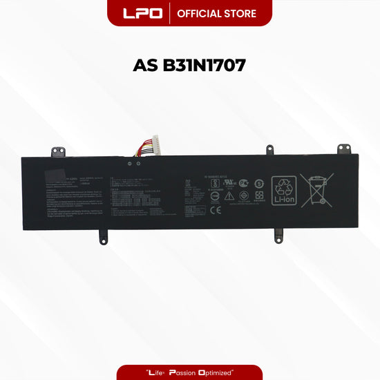 Laptop Battery B31N1707 Compatible with Asus VivoBook S14 S410 S410UA S410UQ-NH74 - LPO Laptop PC-Outlet