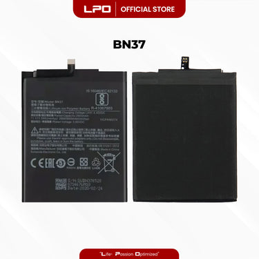 Cellphone Battery Xiaomi Redmi 6A 6 2018 BN37 Compatible with M1804C3CG, M1804C3CH, M1804C3CI - LPO Laptop PC-Outlet