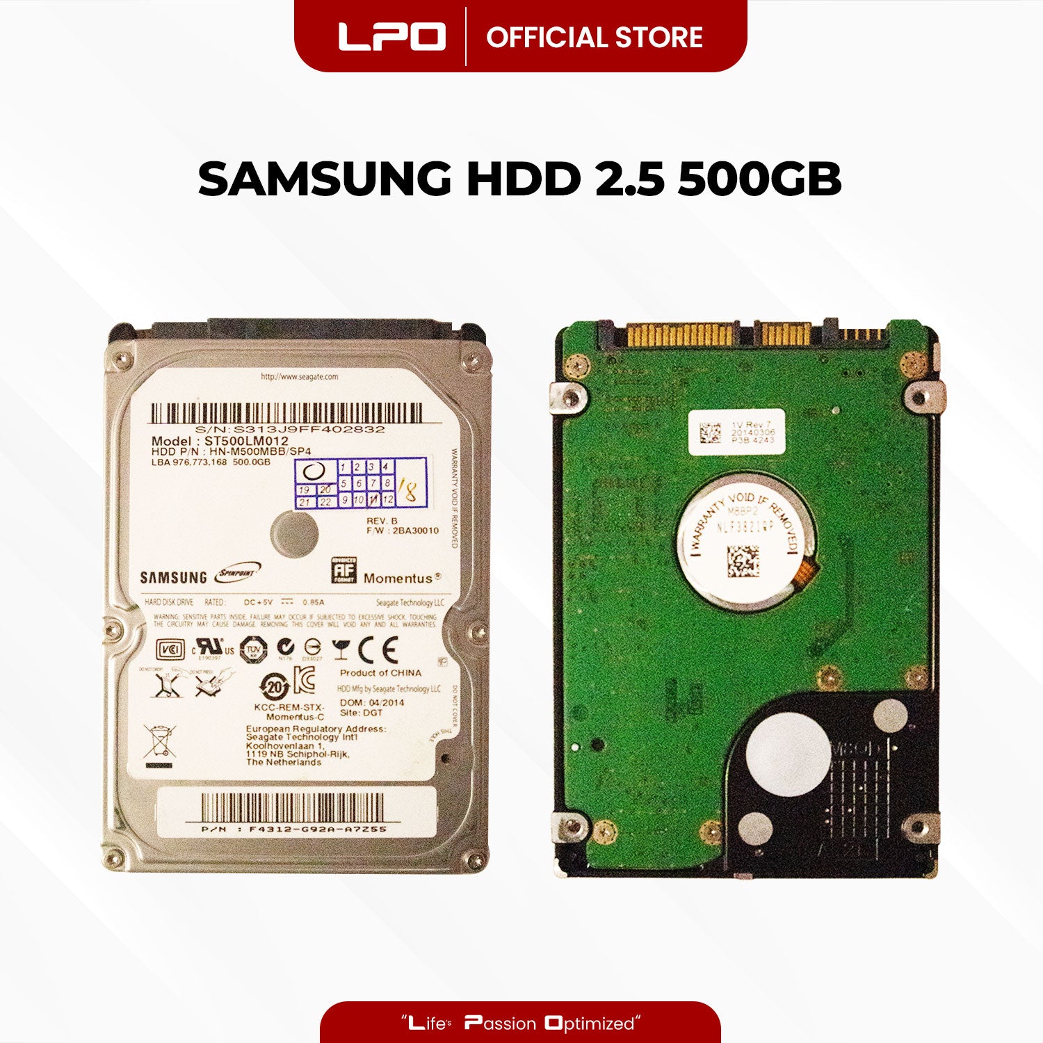 Samsung Seagate Momentus ST500LM012 2.5