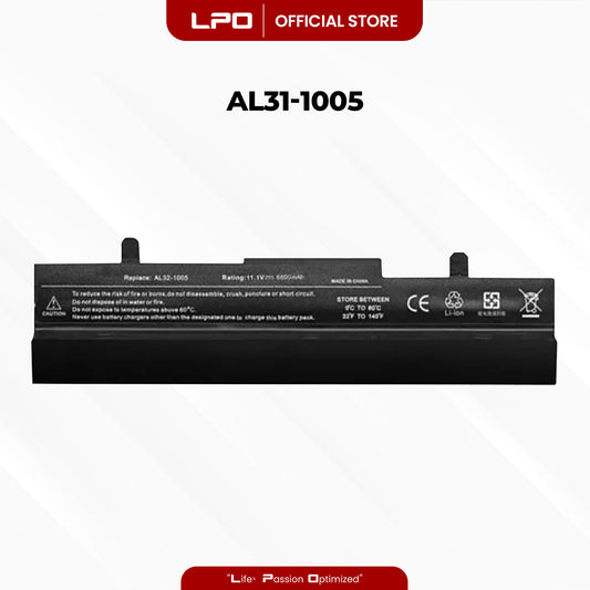 Laptop Battery AL31-1005 Compatible with Asus Eee PC 1001HAG, 1001PX, PC 1001PX-BLK3X
