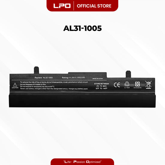 Laptop Battery AL31-1005 Compatible with Asus Eee PC 1001HAG, 1001PX, PC 1001PX-BLK3X
