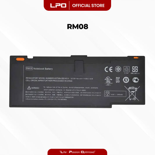 Laptop Battery RM08 Compatible with HP ENVY 14-1000XX, 14-1004TX, 14-1101EG, 14-1010NR