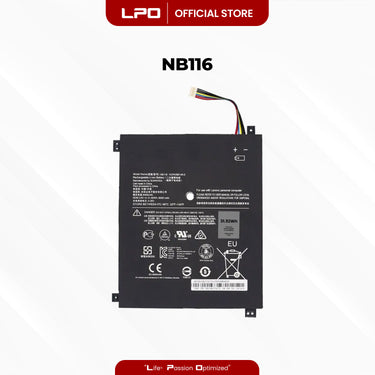 Laptop Battery NB116 Compatible with Lenovo 5B10K37675, NB116 IdeaPad 100S,IdeaPad 100S-11IBY 80R2,IdeaPad 100S-11IBY(80R2002HGE)