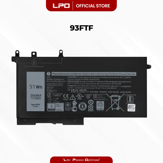 Laptop Battery 93FTFCompatible with Dell Precision 15 3520 3530 Latitude E5280 Series